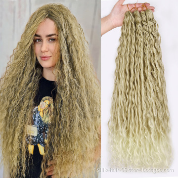 water wave crochet  in Synthetic Hair Extension Water Wave Crochet Braids Curl Crochet Braids Water Wave Crochet Synthetic Hair